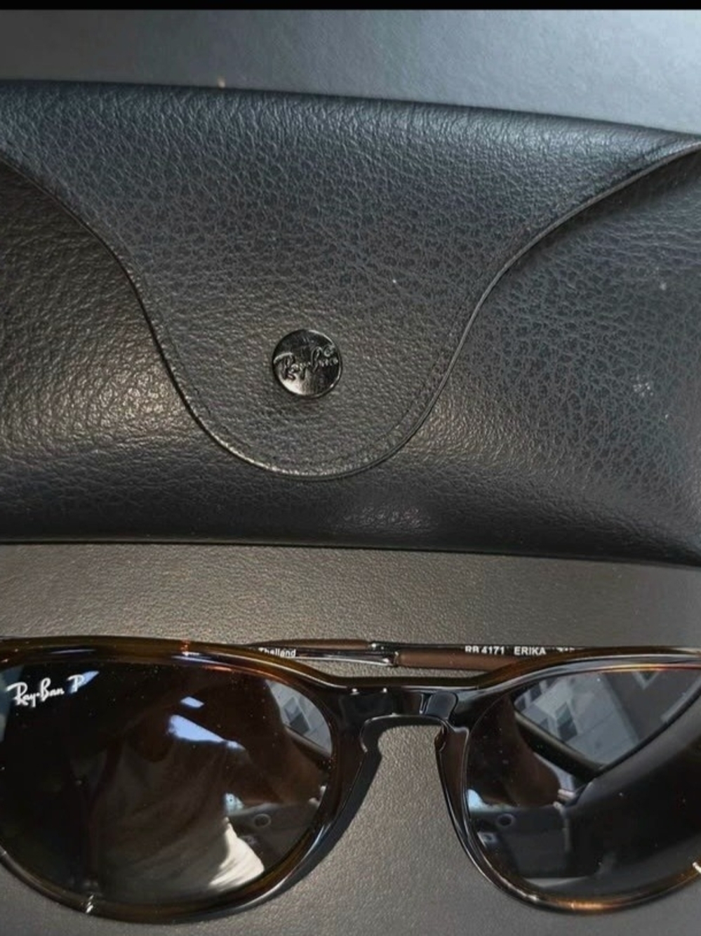 Ray-Ban Brown and Black Toiletry/Sunglass Case Set